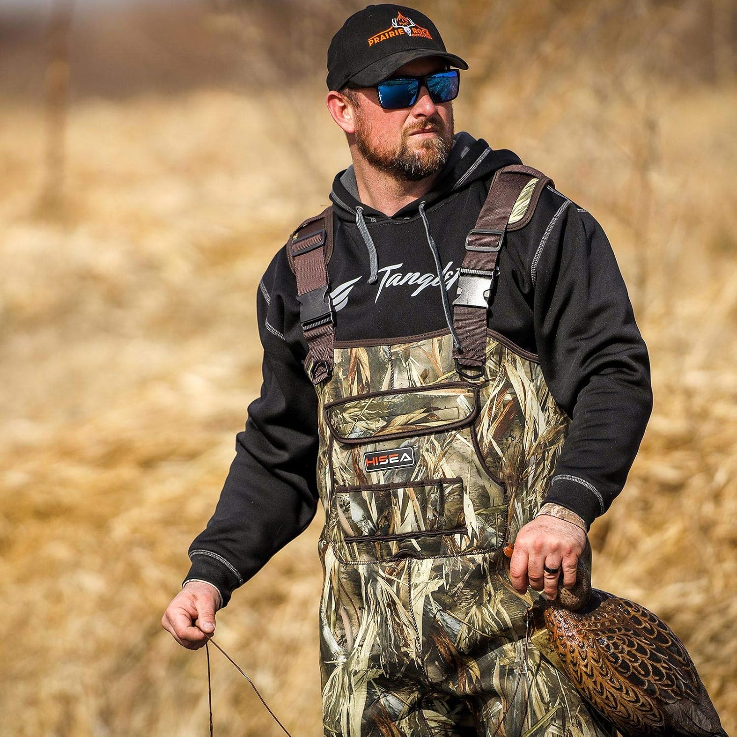 HISEA Neoprene Chest Waders for Men with 200G Boots Duck Hunting Waders with Boot Hanger - Image 7