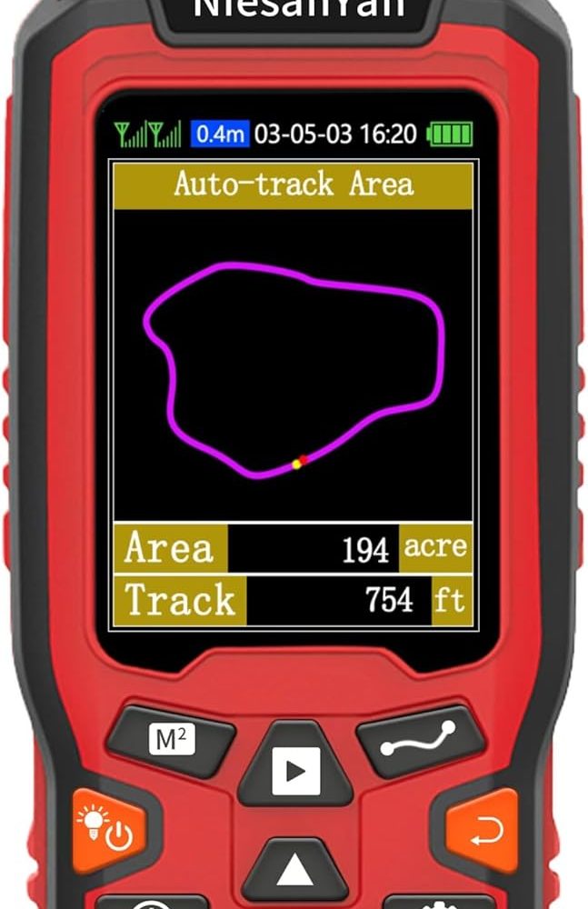 ZL180 Handheld GPS for Surveying, High Precision Rugged Land Surveying Equipment for Ranches, Garden, Farmland and Parking Area Distance Measurement